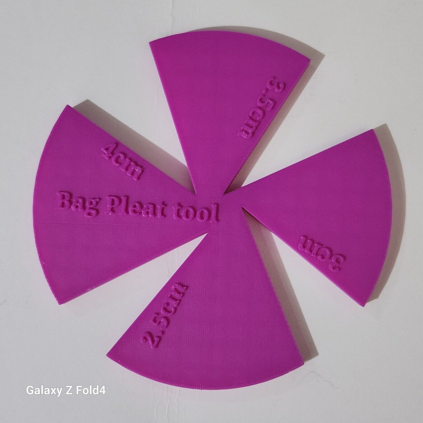 Pleat & Clutch Bag Sewing Guide Precision Ruler Handcrafted bags Emi B Designs