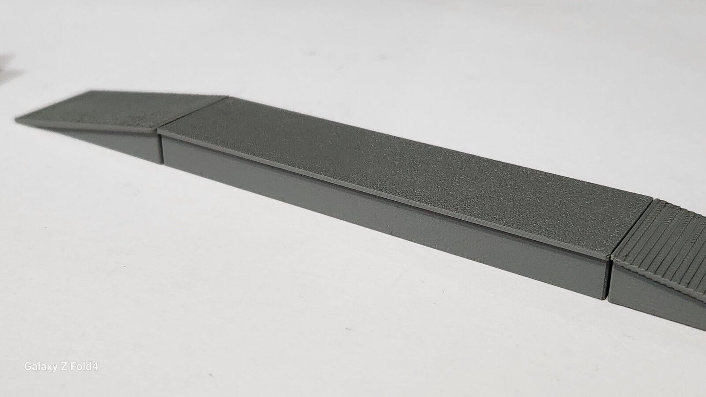 Railway Train Station Passenger Platform 6 Pc Kit T Gauge 1:450 Scale Railroad