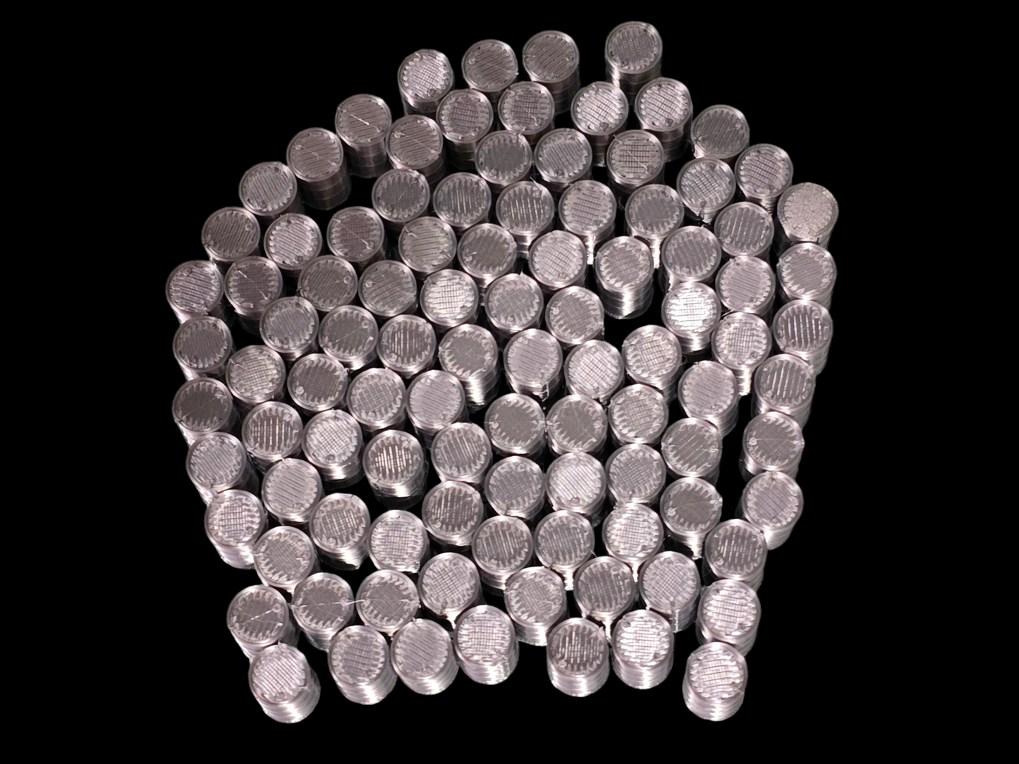 Oil Drum Aluminium OO Gauge 1:76 Scale Models Train Railway 100 Pack