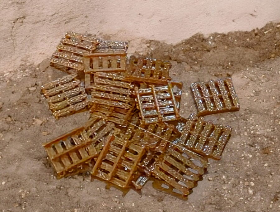 Oil Drum Barrels New 40 Pack + 10 Pallets N Gauge 1:148 Model Railway