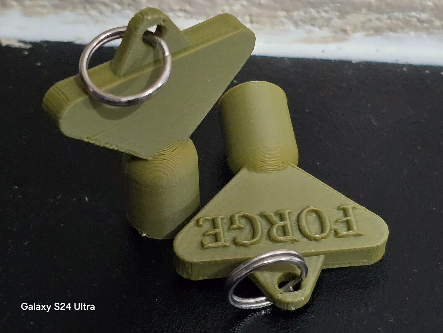 2 x Gas Electric Meter Box Utility Key Cupboard Army Green PLA Plastic