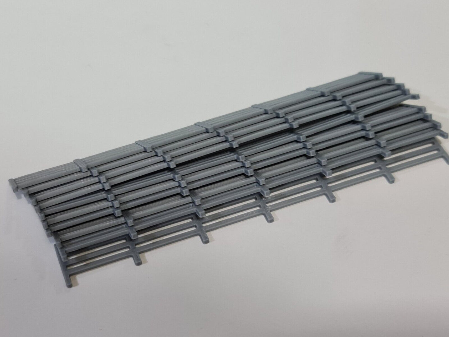 Fencing Railings OO HO New 10 Pack Grey Gauge 1:76 Scale Models Train Railway