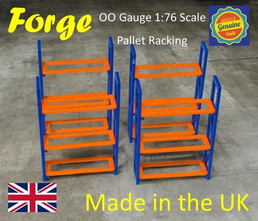 Pallet Racking Racks 1:76 Scale OO Gauge Model Train Railways Dioramas x 4 Sets