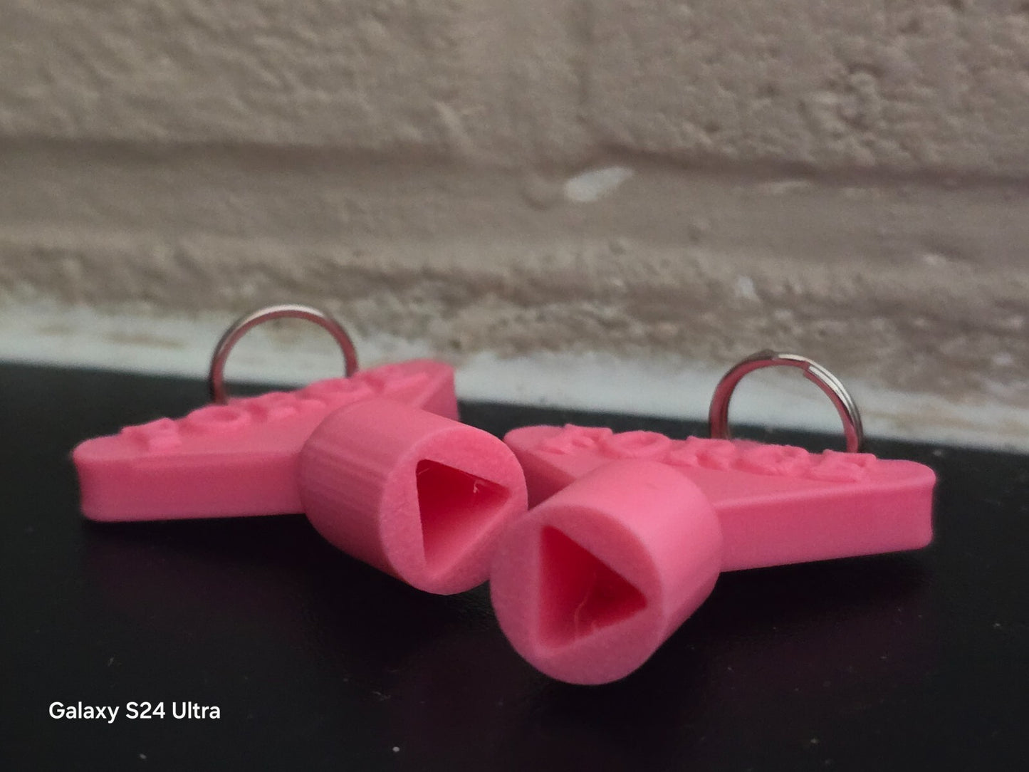 2 x Gas Electric Meter Box Utility Key Cupboard Pink PLA Plastic Biodegradable