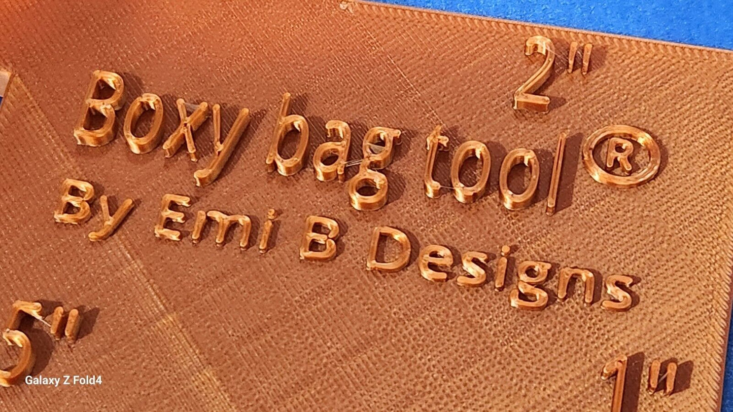 Sewing Tool Boxy Bag Making Tool Kits Ruler Fabric Emi B Designs