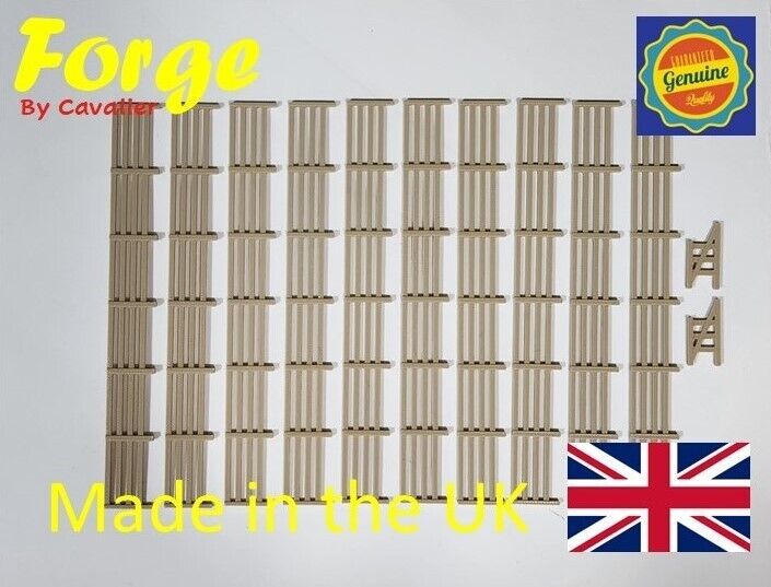 Fencing Railings OO HO New 10 Pack Wood  Gauge 1:76 Scale Models Train Railway