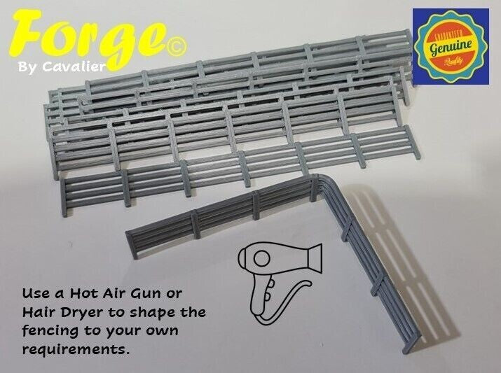 Fencing Railings OO HO New 10 Pack Wood  Gauge 1:76 Scale Models Train Railway