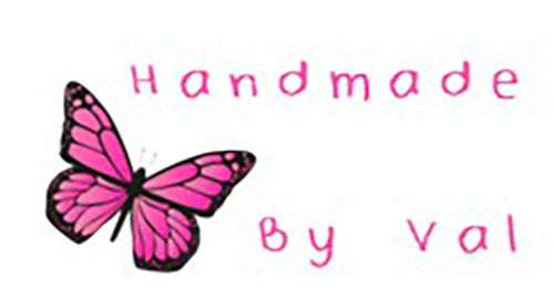 325 x Hand Made Handmade by Craft Labels Pink Butterfly Matte Labels Stickers