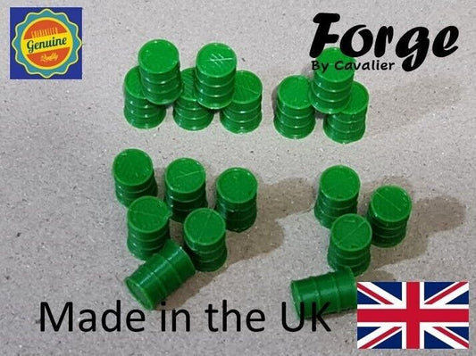 Oil Drum Barrels OO HO Gauge New Green 1:76 Scale Models Train Railway 18 Pack