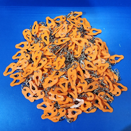 Wholesale Bulk 200 x Tick Removal Tools Orange PLA Plastic dog cat horse human