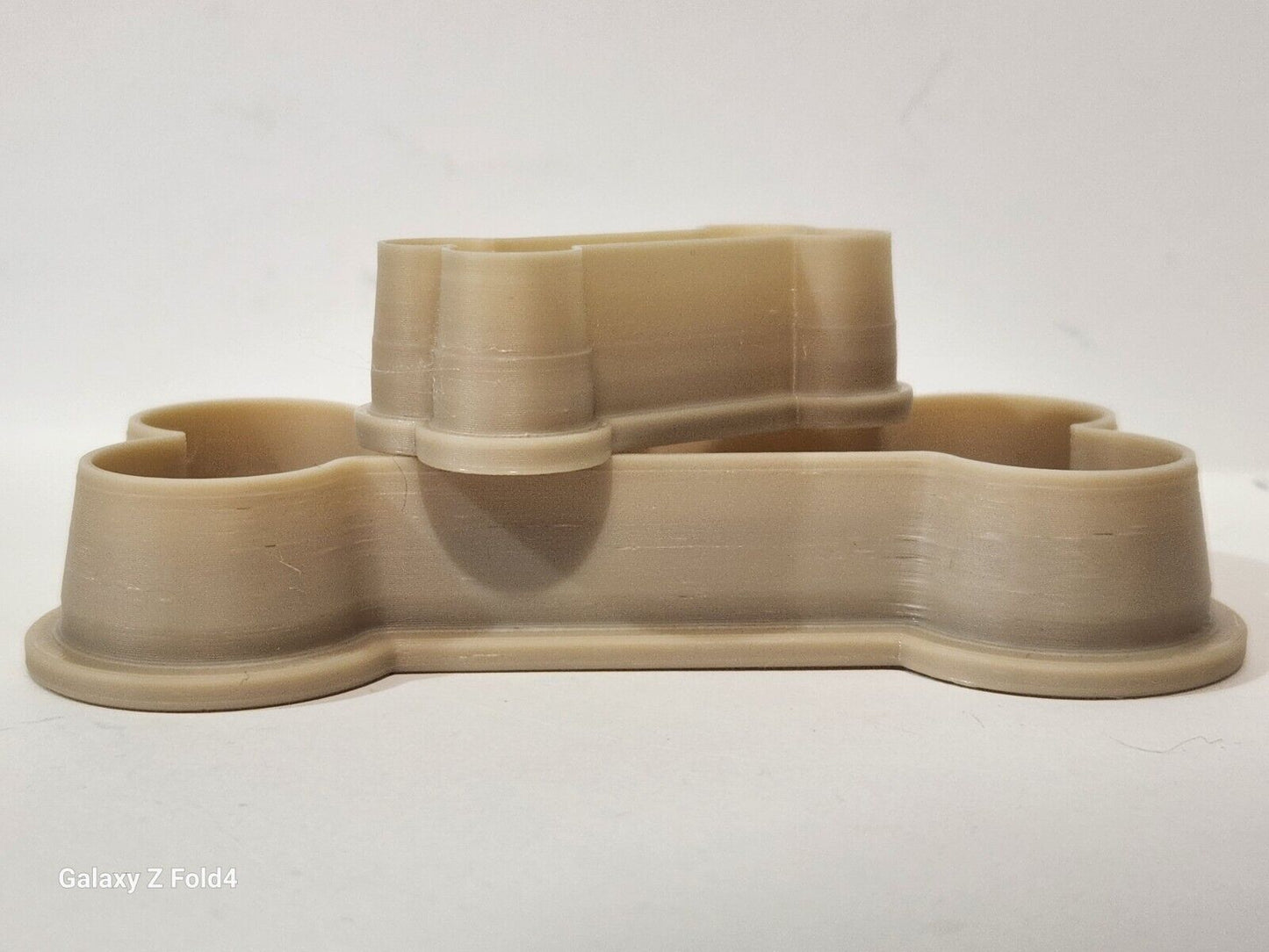 Set of 2 Dog Bone Shaped Cookie Cutters 60 & 120mm many colours