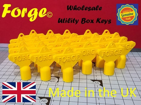 Wholesale Pack Gas Electric Meter Box Utility Key Cupboard Yellow, Various QTY