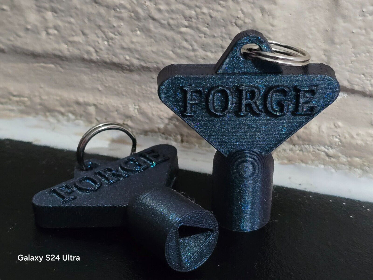 2 x Gas Electric Meter Box Utility Key Cupboard Burnt Titanium PLA Plastic