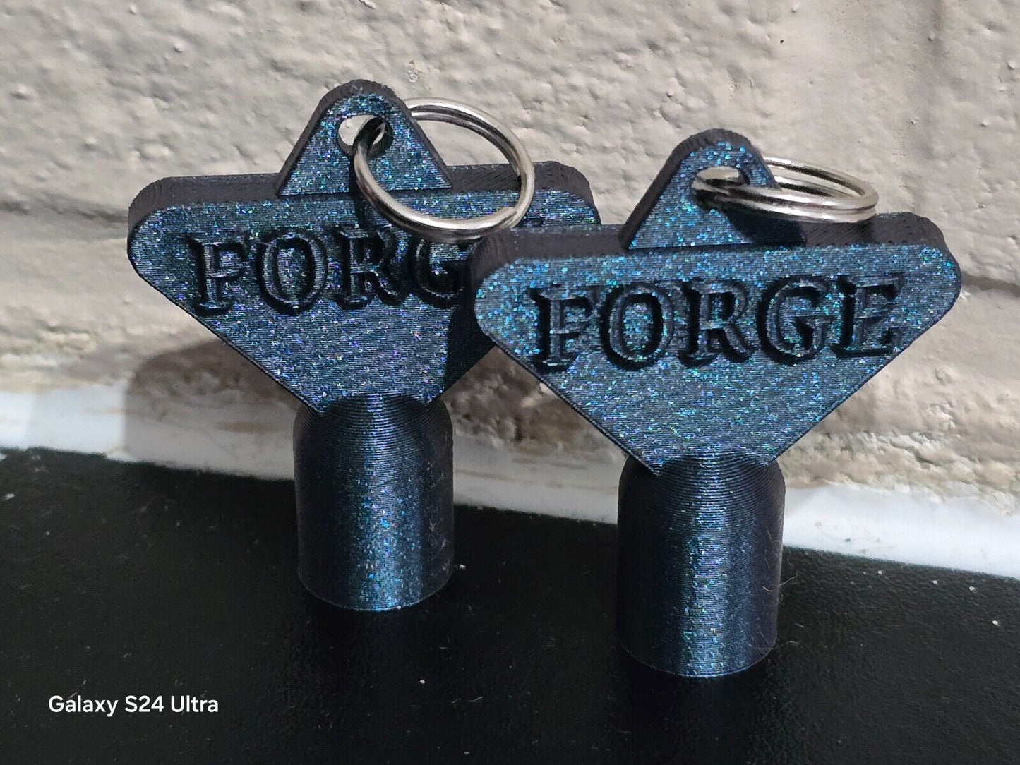 2 x Gas Electric Meter Box Utility Key Cupboard Burnt Titanium PLA Plastic