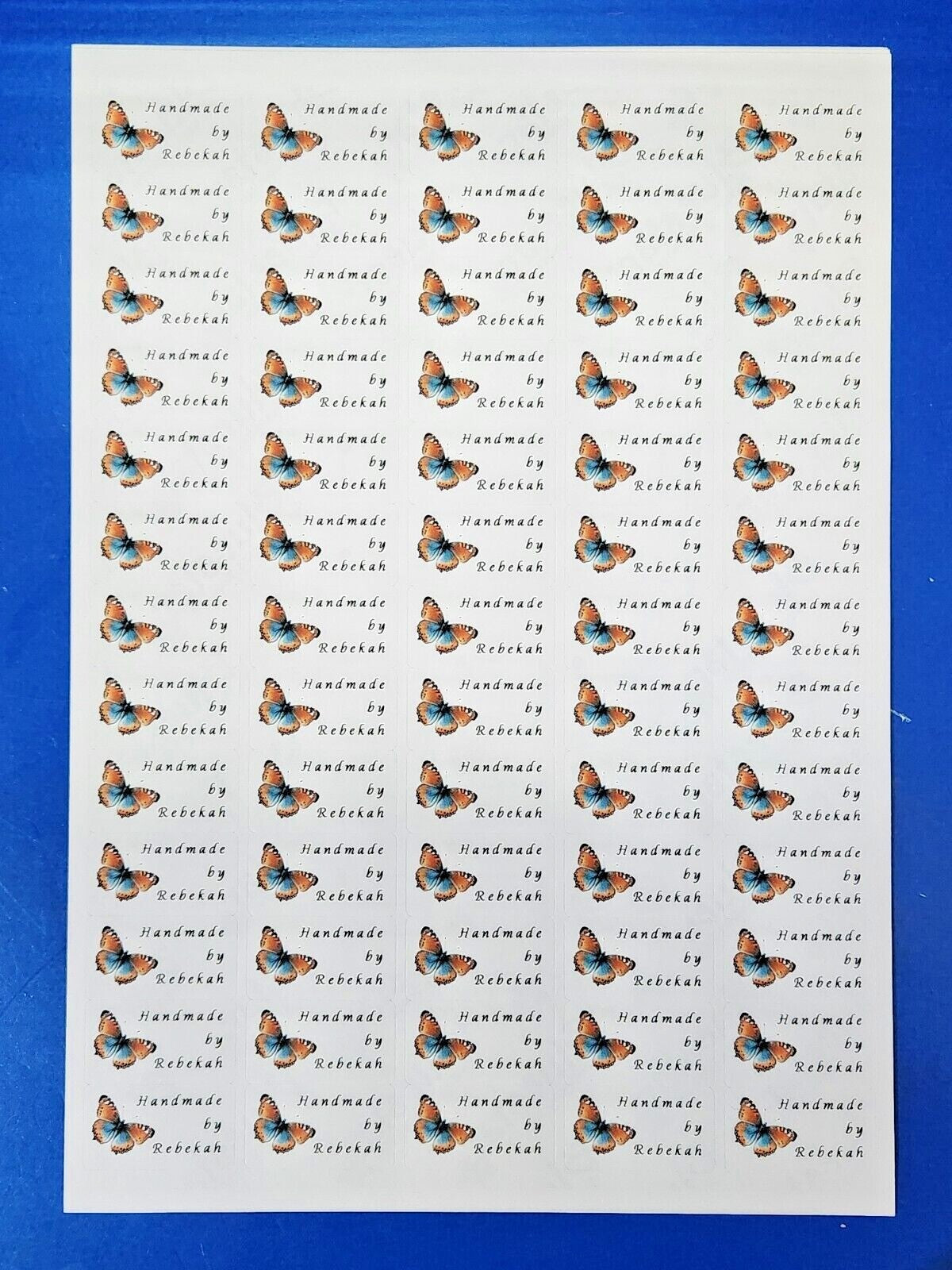 325 Butterflies Personalised Self Adhesive Address Handmade by Labels Stickers