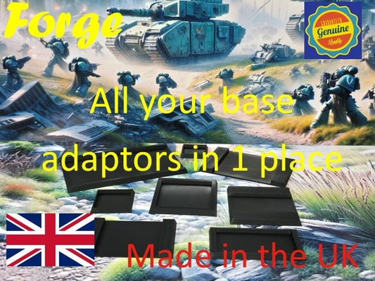 All Sizes Wargaming Base Adaptors Convertors PLA for War Gaming Tabletop Games