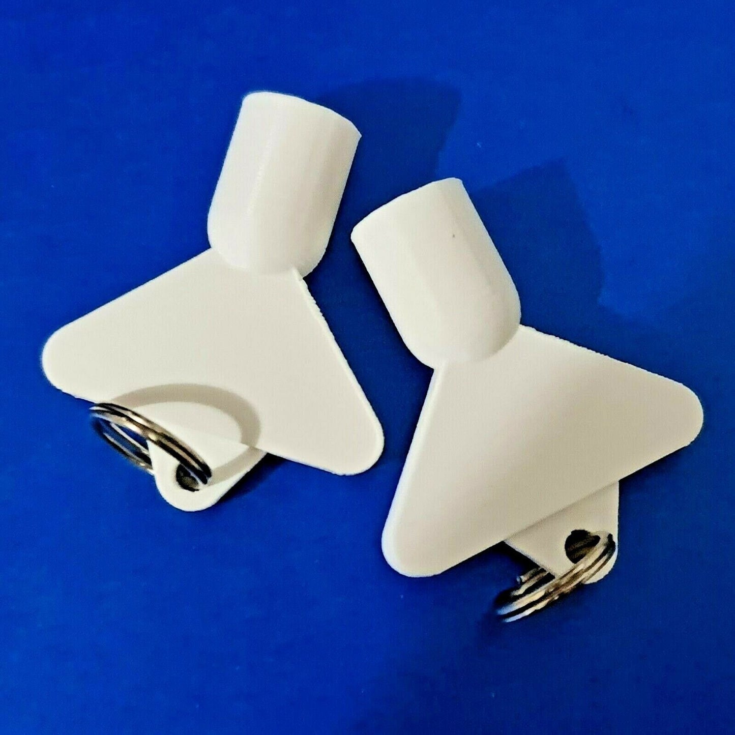 2 x Gas Electric Meter Box Utility Key Cupboard White PLA Plastic Biodegradable