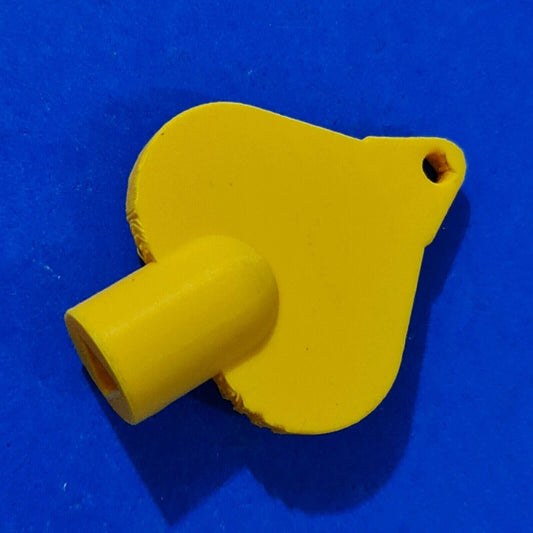 1 x Quality Gas Electric Meter Box Utility Key Cupboard YELLOW Very Strong ABS