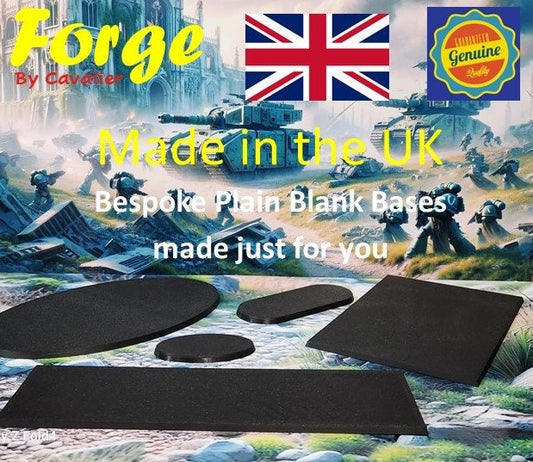 40 x 60mm Rectangle Wargaming Bases PLA Plastic for War gaming - Tabletop Games