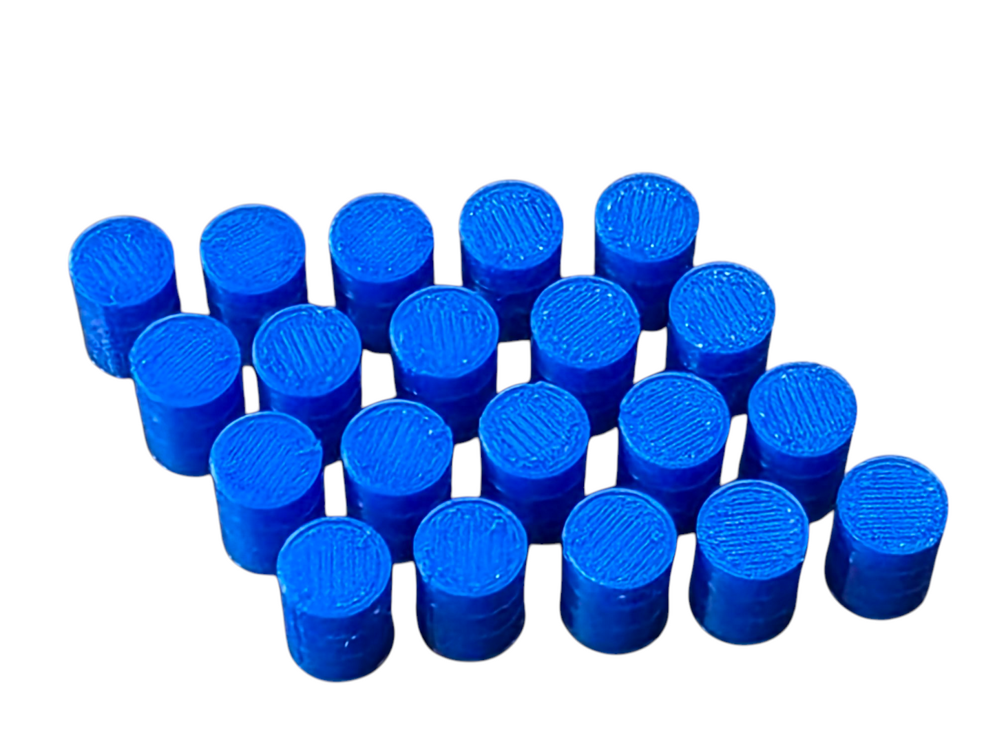 Oil Drum Barrels OO HO Gauge New Blue 1:76 Scale Models Train Railway 18 Pack