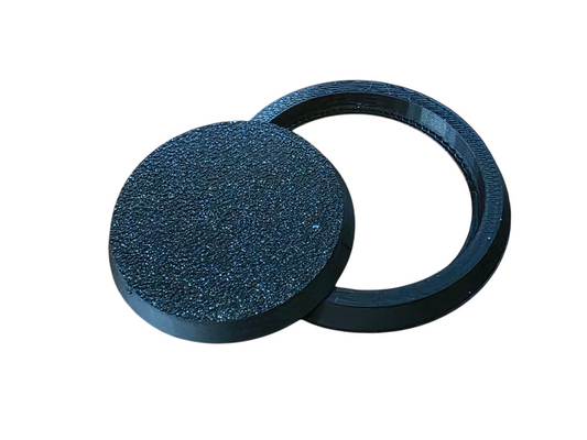 Round Bases Converters 32 to 40mm 3d Printed Wargaming Plastic Bases Tabletop