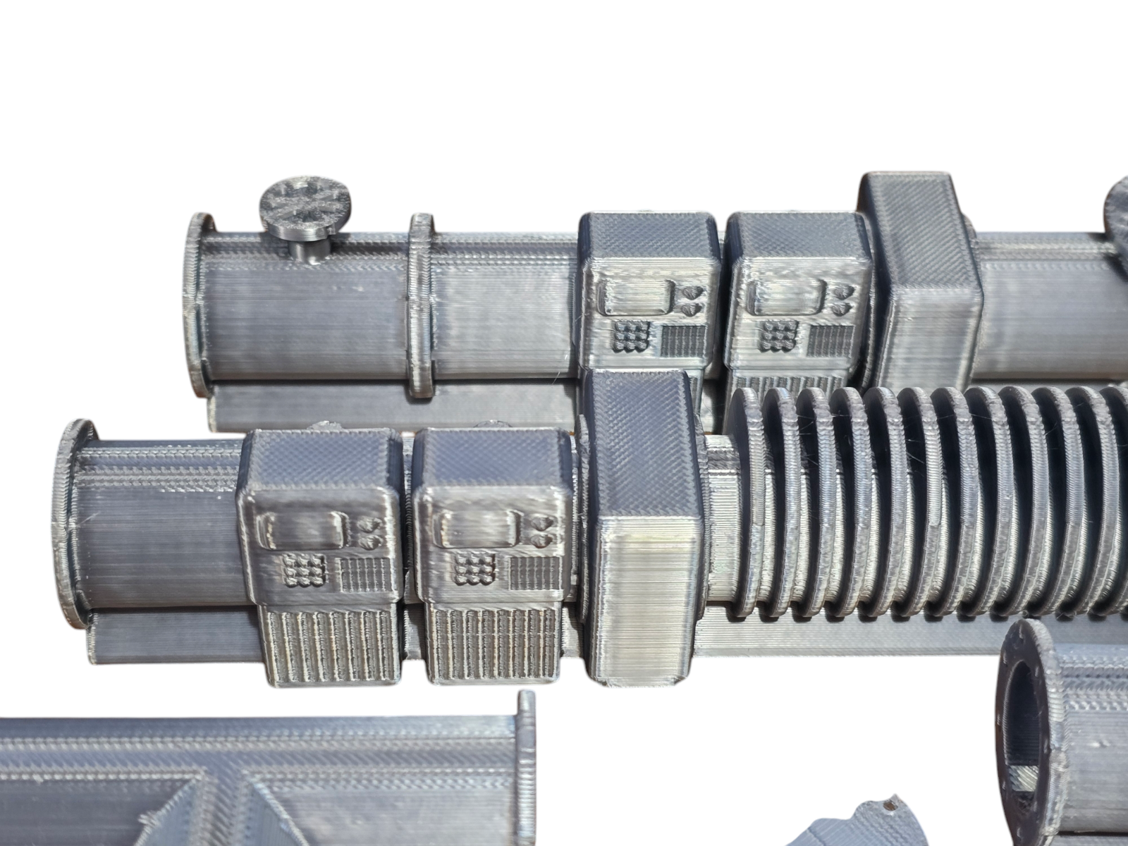 Above Ground Pipelines 7pcs Sci-Fi Modelling Diorama Wargaming Warhammer 40k