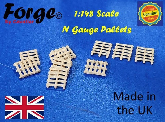 New Wood Colour Pallets N Gauge 1:148 Scale Models Train Railway (20 Pack)