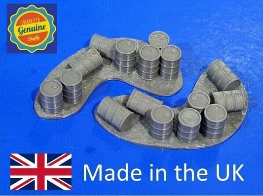 Oil Drum Barrel Scenery Set Terrain 28mm Scale War Gaming Wargames