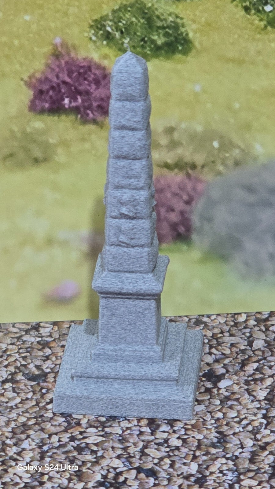 OO Gauge 1:76 Scale Stone Obelisk Monument Models Model Train Railway