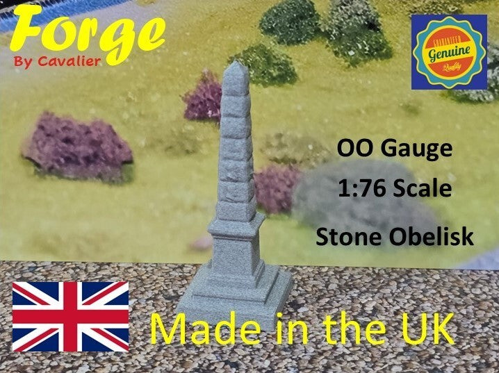 OO Gauge 1:76 Scale Stone Obelisk Monument Models Model Train Railway