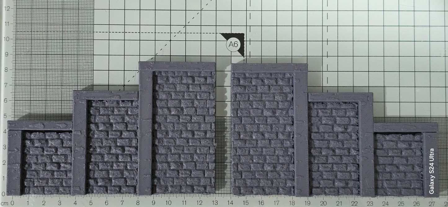 OO Gauge Tunnel Portal Retaining walls Model Railway Train Layout 1:76 Scale
