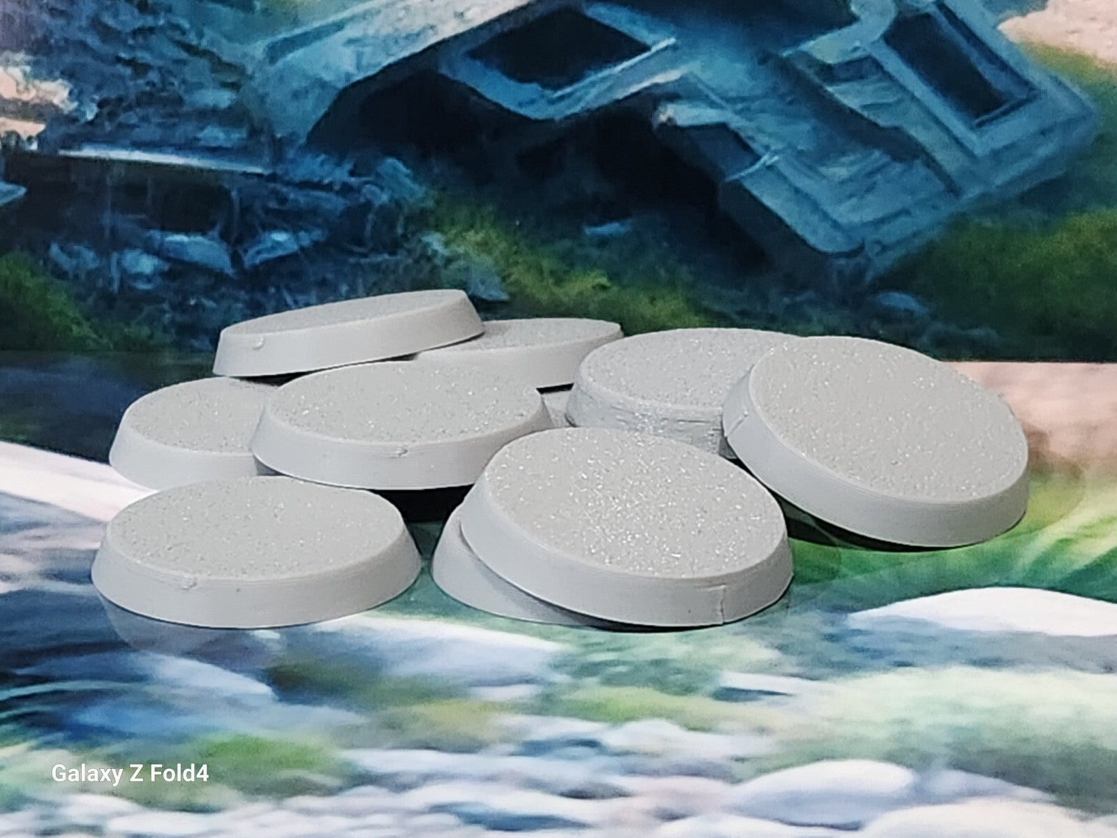 Wargaming Bases 40mm Round Durable Plastic for War Gaming Tabletop Games