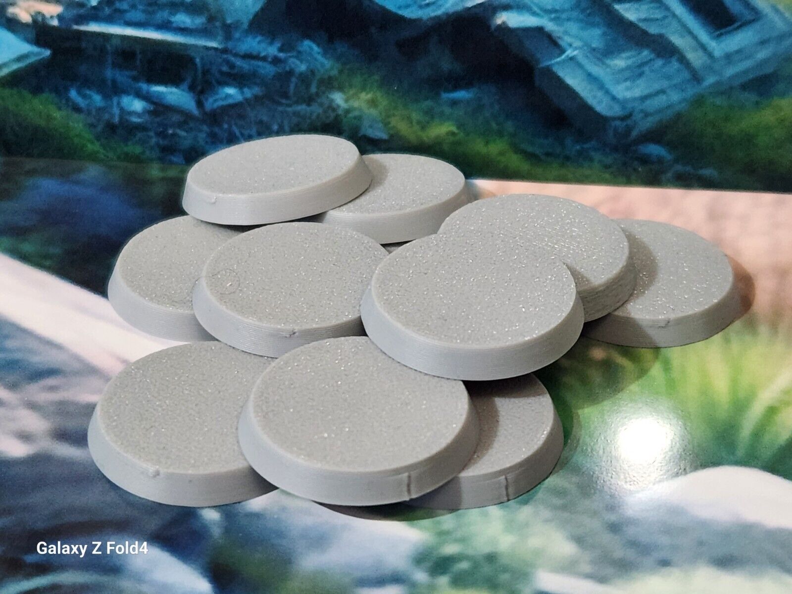 Wargaming Bases 40mm Round Durable Plastic for War Gaming Tabletop Games