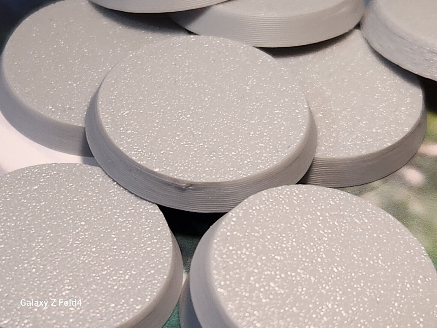 Wargaming Bases 40mm Round Durable Plastic for War Gaming Tabletop Games