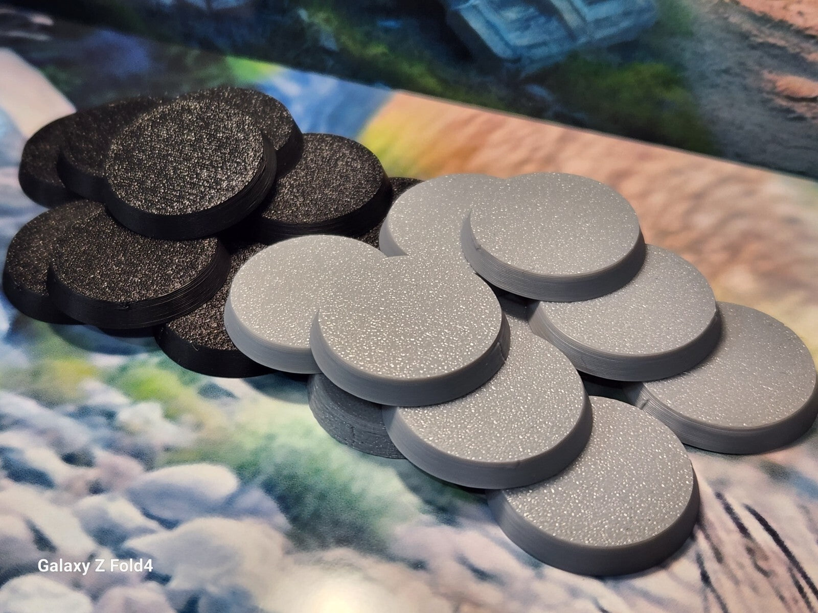 Wargaming Bases 40mm Round Durable Plastic for War Gaming Tabletop Games