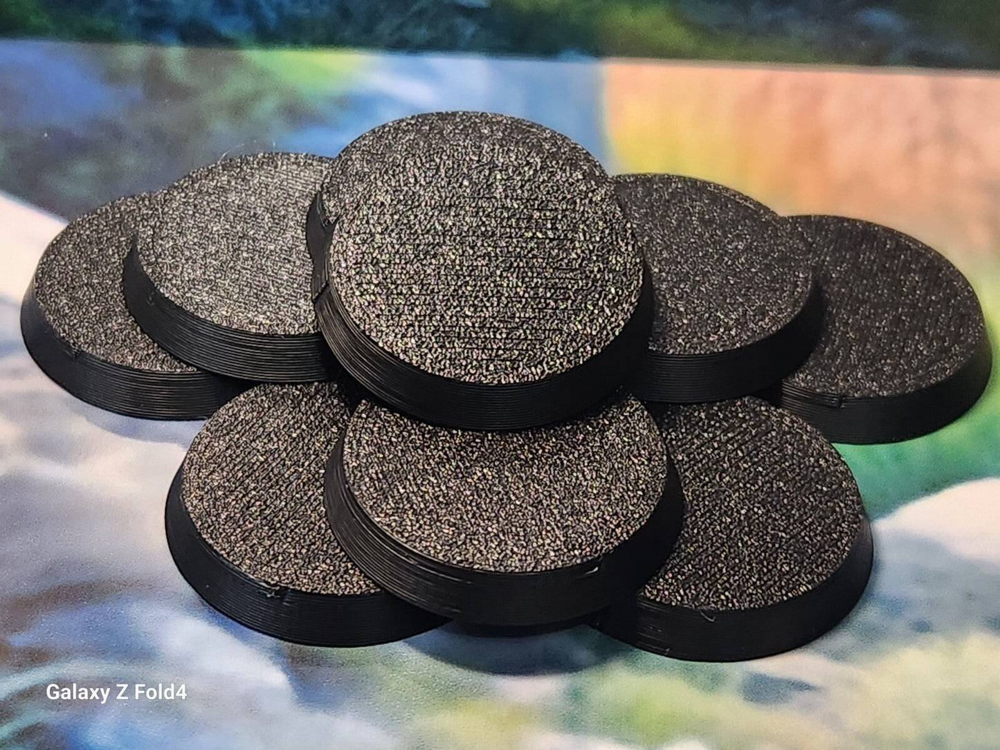 Wargaming Bases 40mm Round Durable Plastic for War Gaming Tabletop Games