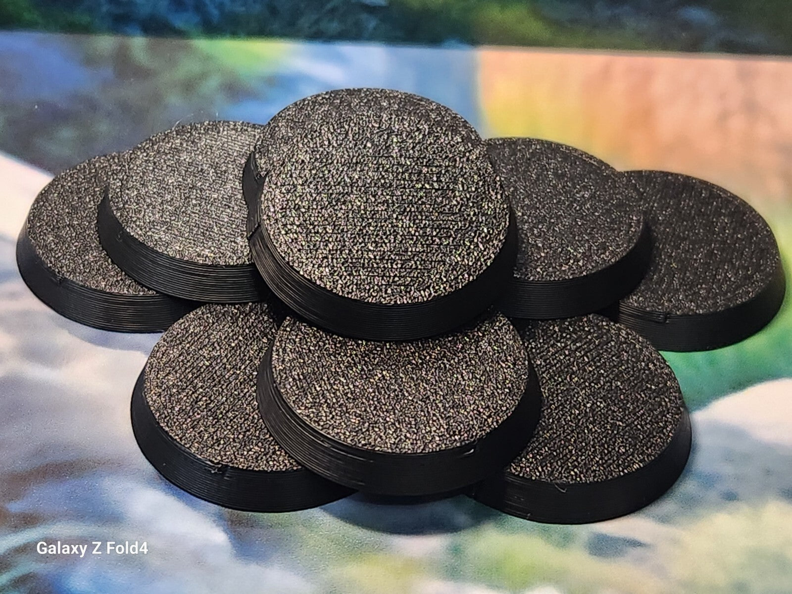 Wargaming Bases 40mm Round Durable Plastic for War Gaming Tabletop Games