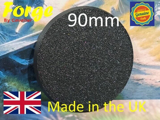 Wargaming Bases 90mm Round Durable Plastic for War Gaming Tabletop Games